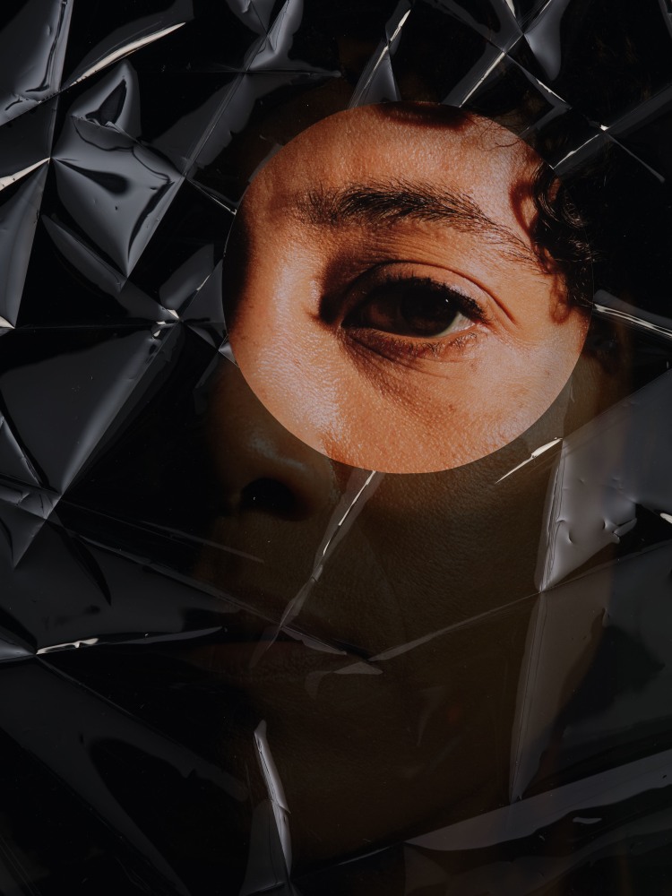 Erica Deeman Territories Of The Soul, 2023 Unique archival pigment print with hand-cut neutral density filter Framed Dimensions: 34 3/4 x 28 3/4 x 3 inches 88.3 x 73 x 7.6 cm Artwork Dimensions: 30 x 24 inches 76.2 x 61 cm