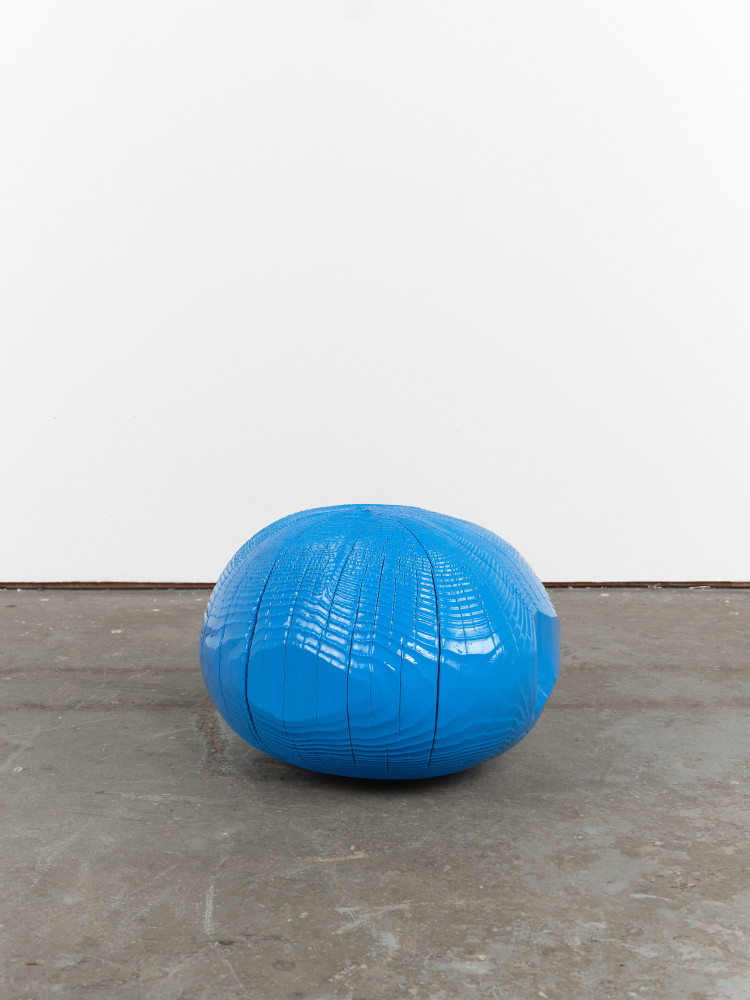 Jesse Schlesinger Untitled (c.o.), 2024 Monterey cypress, enamel paint 15 x 13 x 10 inches 38.1 x 33 x 25.4 cm