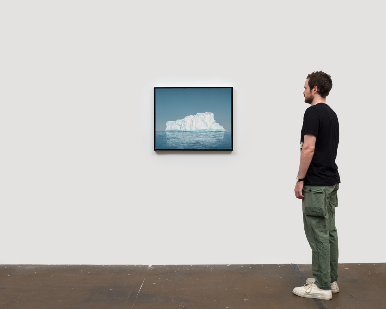 Rob Reynolds

Iceberg #1 (Disko Bay, 69.2667&amp;deg; N, 52.0447 7&amp;deg; W Greenland, 22 July 2019, 9:15 PM),&amp;nbsp;2021

Oil, alkyd and acrylic polymer paint on canvas in welded aluminum artist&amp;#39;s frame&amp;nbsp;

Framed Dimensions:

24 3/4 x 30 3/4 x 2 inches

62.9 x 78.1 x 5.1 cm

SOLD