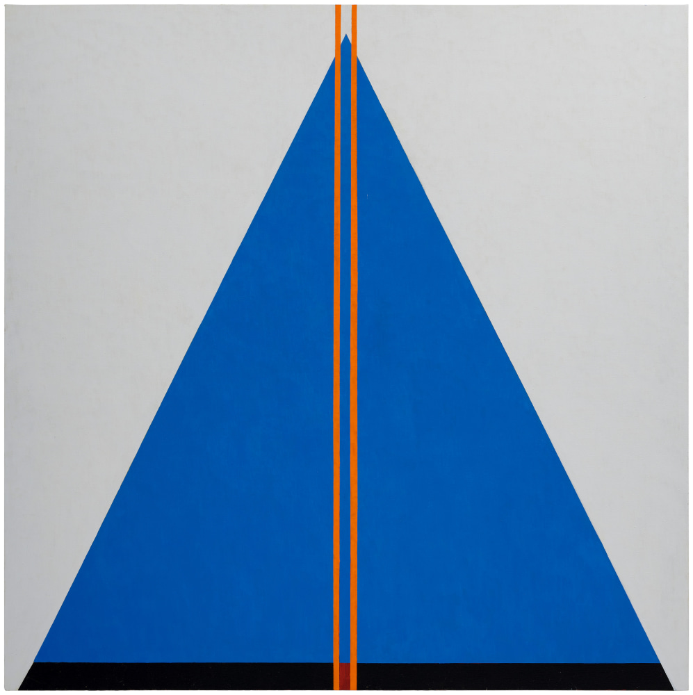 Nan Montgomery Trilogy 1, 2019 Oil on linen 60 1/4 x 60 1/4 x 1 inches 153 x 153 x 2.5 cm