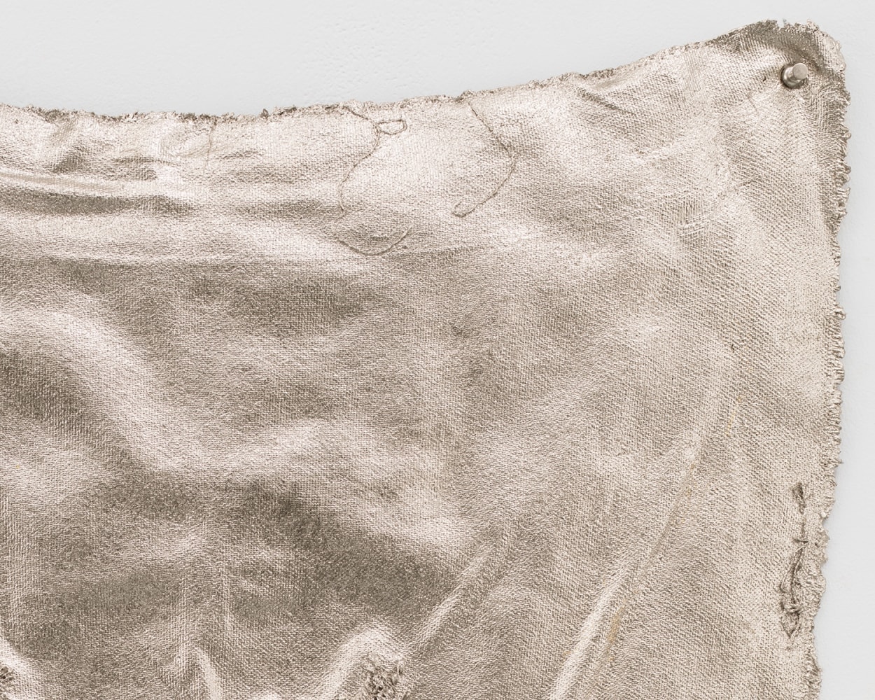 Jessie Henson Monument (shine), 2024 Inscribed on the verso with the artist's signature, name and date Unique Bronze with 22k and Caplain 20K gold leaf 29 1/2 x 20 1/4 x 1 inches 74.9 x 51.4 x 2.5 cm