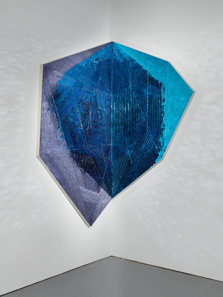 Jim Hodges, Toward Great Becoming (turquoise/purple), 2014