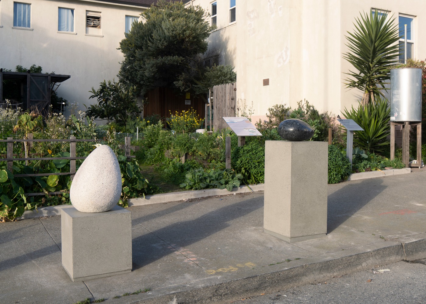 Jesse Schlesinger Pacific Transit, 2024 Concrete, stone and bronze Site-specific artwork commissioned by the City and County of San Francisco through the San Francisco Arts Commission