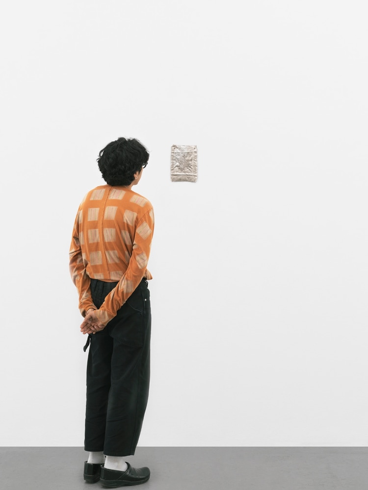 Jessie Henson Monument (charm), 2024 Unique Bronze with Caplain 20k gold and palladium leaf 8 1/4 x 6 x 1 inches 21 x 15.2 x 2.5 cm