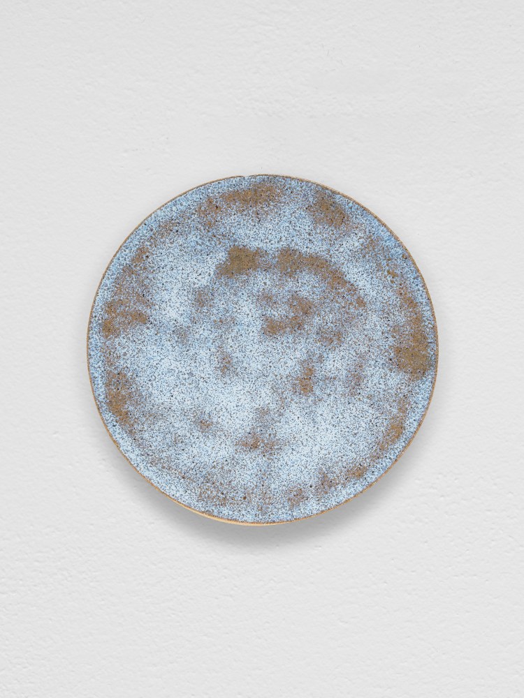 Jesse Schlesinger Untitled, 2025 Glazed ceramic 8 1/2 x 8 1/2 x 1 3/4 inches 21.6 x 21.6 x 4.4 cm