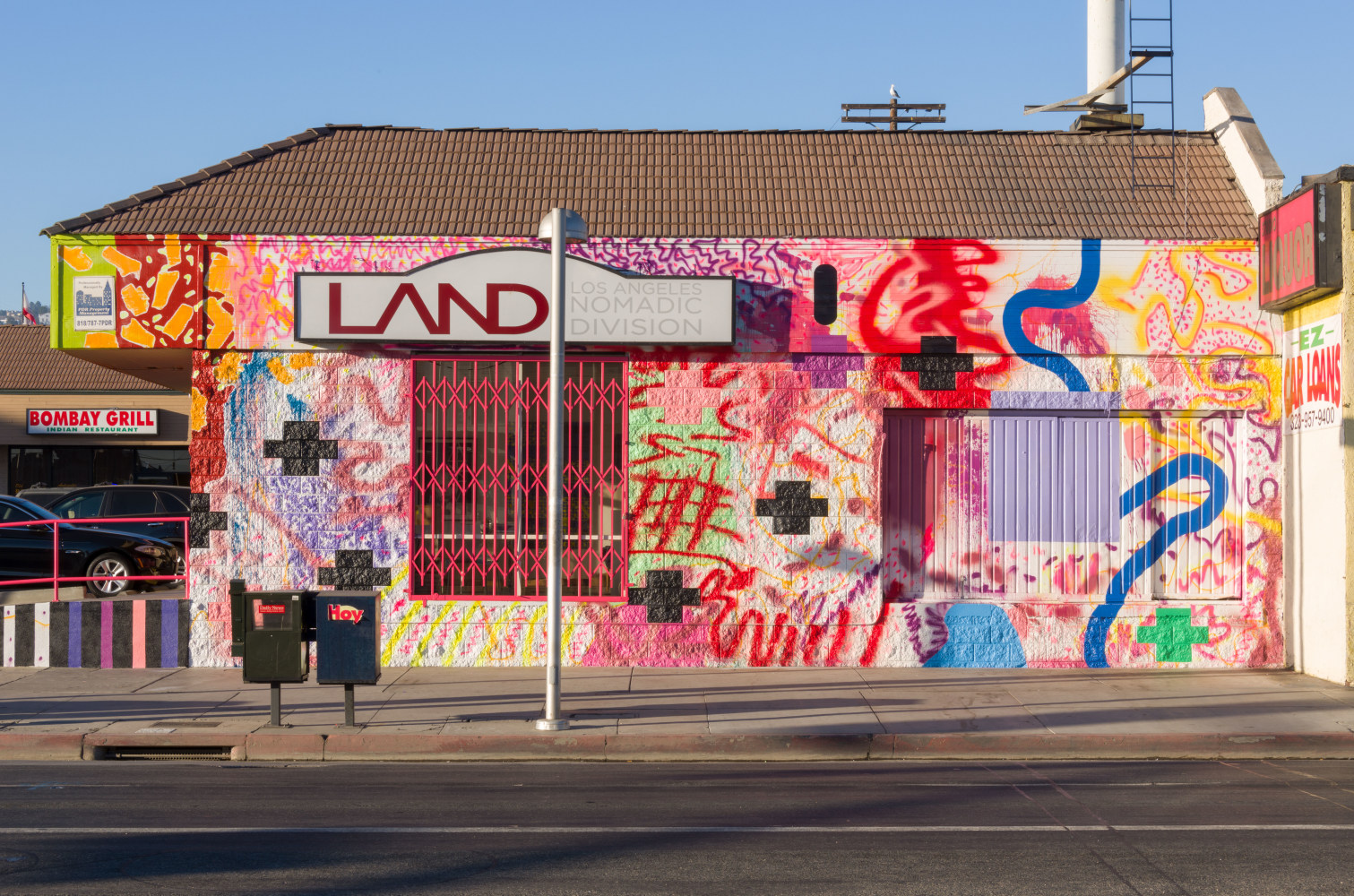 Sarah Cain hey babe take a walk on the wild side, 2015 LAND HQ, Los Angeles, CA