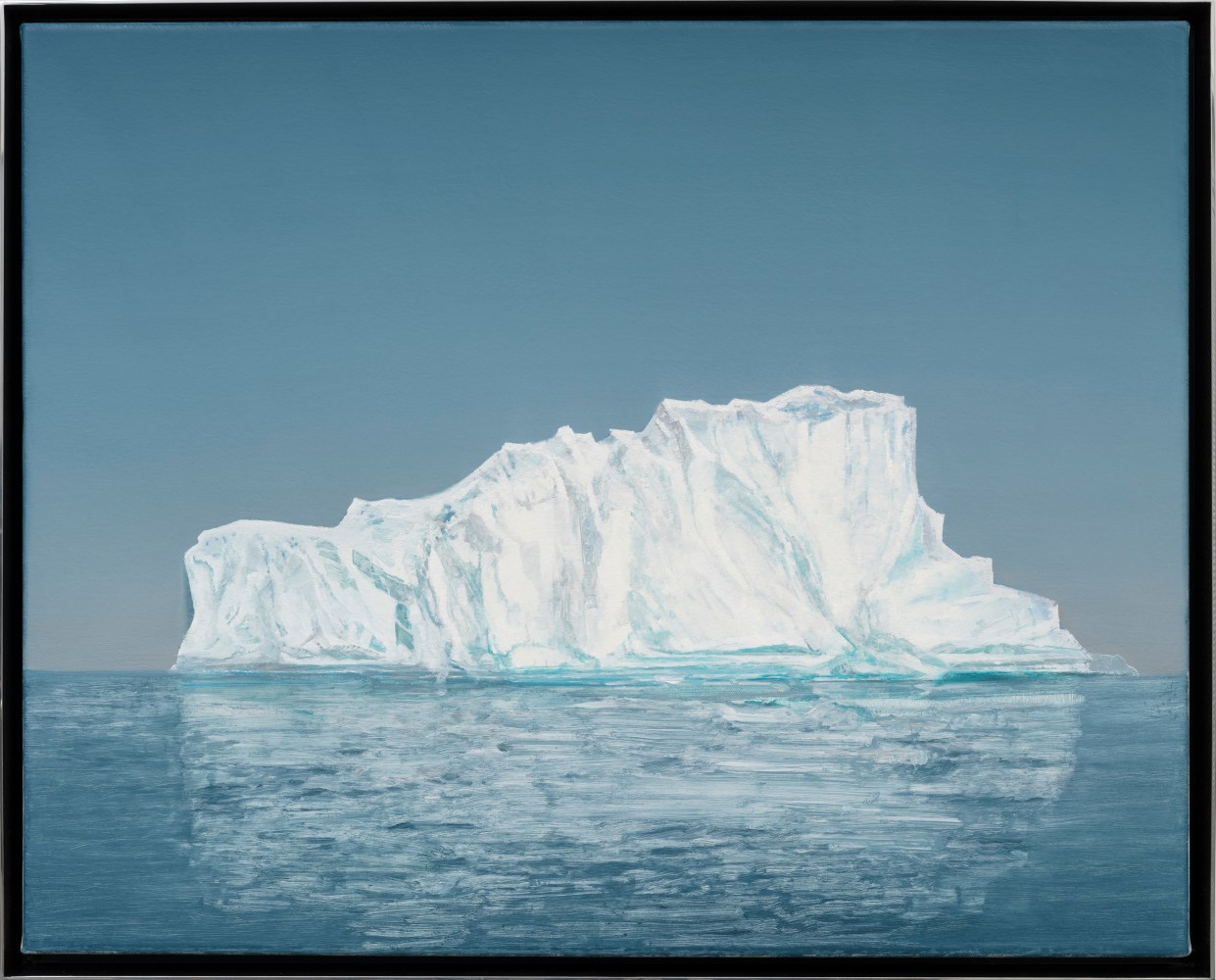 Rob Reynolds

Iceberg #1 (Disko Bay, 69.2667&amp;deg; N, 52.0447 7&amp;deg; W Greenland, 22 July 2019, 9:15 PM), 2021

Oil, alkyd and acrylic polymer paint on canvas in welded aluminum artist&amp;#39;s frame&amp;nbsp;

Framed Dimensions:

24 3/4 x 30 3/4 x 2 inches

62.9 x 78.1 x 5.1 cm

SOLD