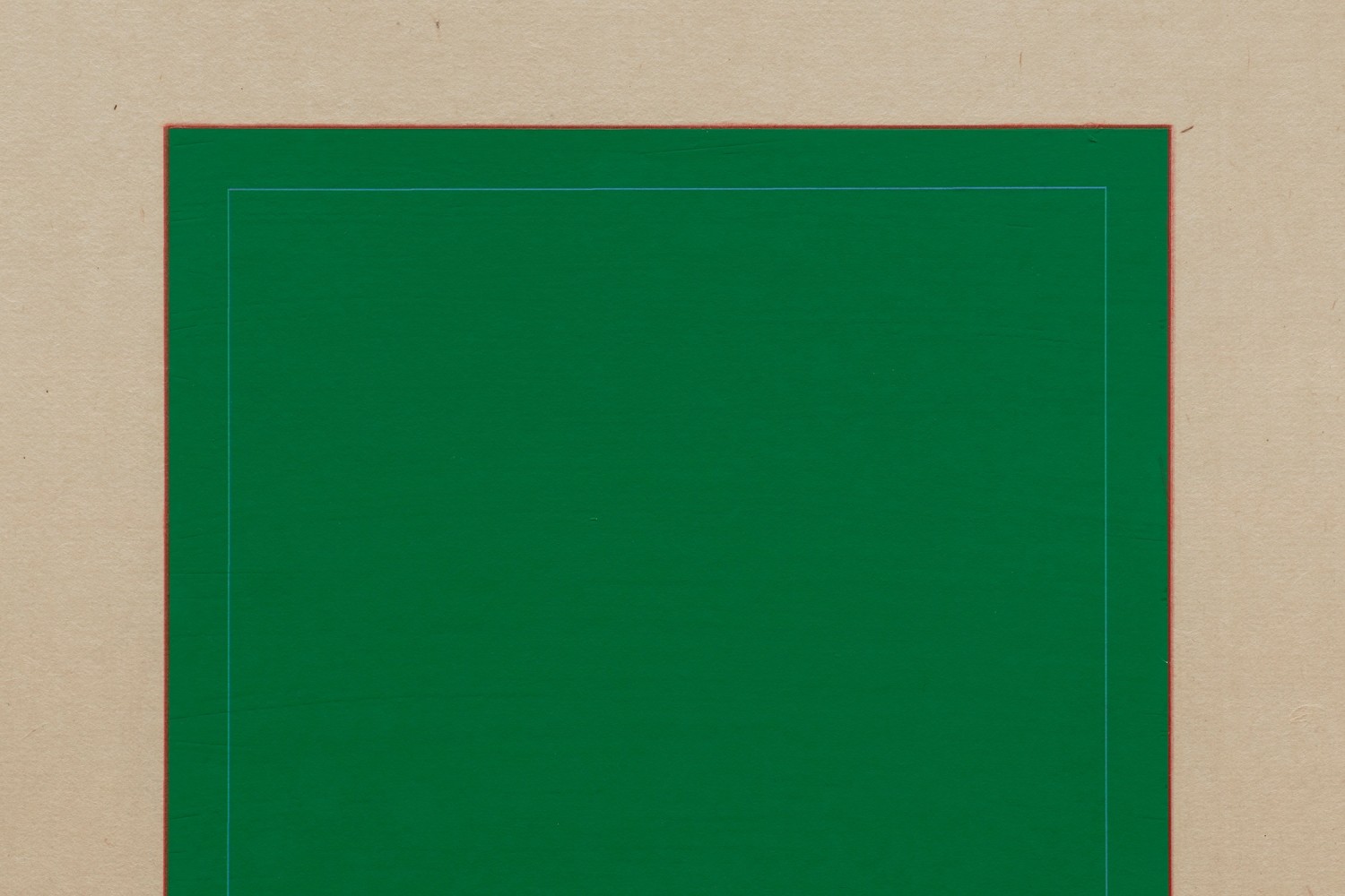 Marsha Cottrell Untitled (Green with inset border), 2023 Archival pigment on digital ground on paper, unique Framed Dimensions: 22 3/8 x 17 3/8 x 1 3/8 inches 56.8 x 44.1 x 3.5 cm Paper Dimensions: 20 x 15 inches 50.8 x 38.1 cm