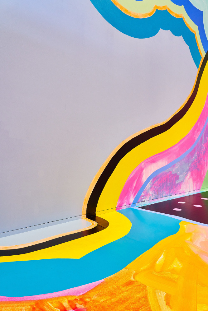 Sarah Cain Day after day on this beautiful stage, 2023 Henry Art Gallery in Seattle, WA