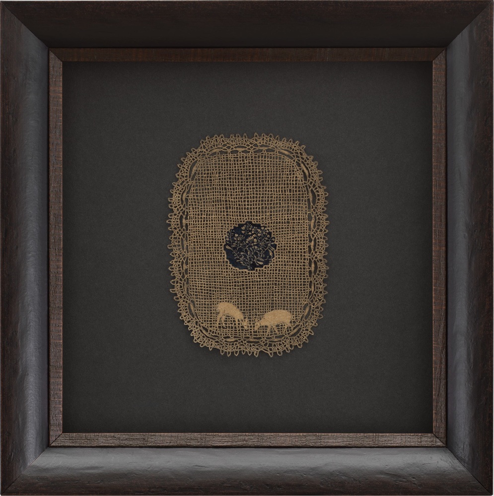 Jasmin Sian, Hudson River alpine grass with ghost deer, 2019-23