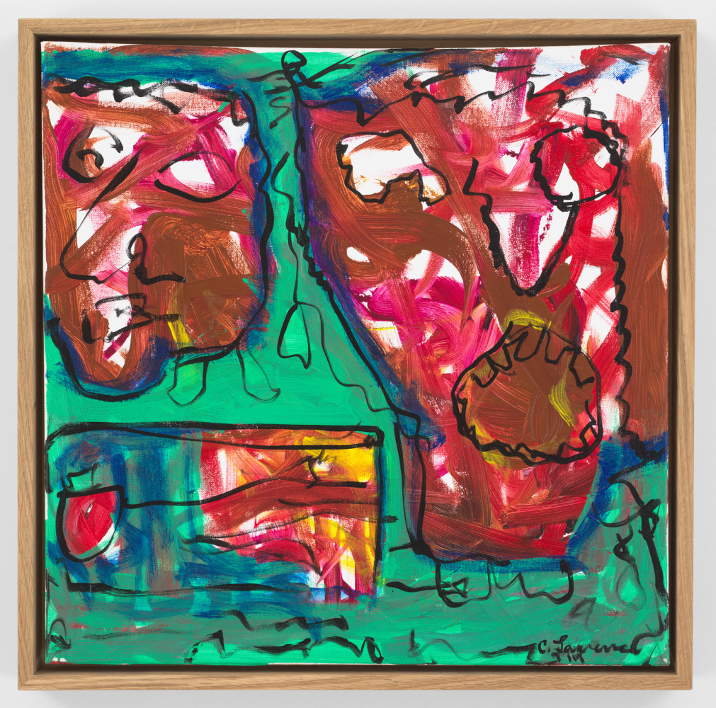 Claude Lawrence Untitled, 2019 Acrylic on canvas Framed Dimensions: 21 1/2 x 21 1/2 inches 54.6 x 54.6 cm