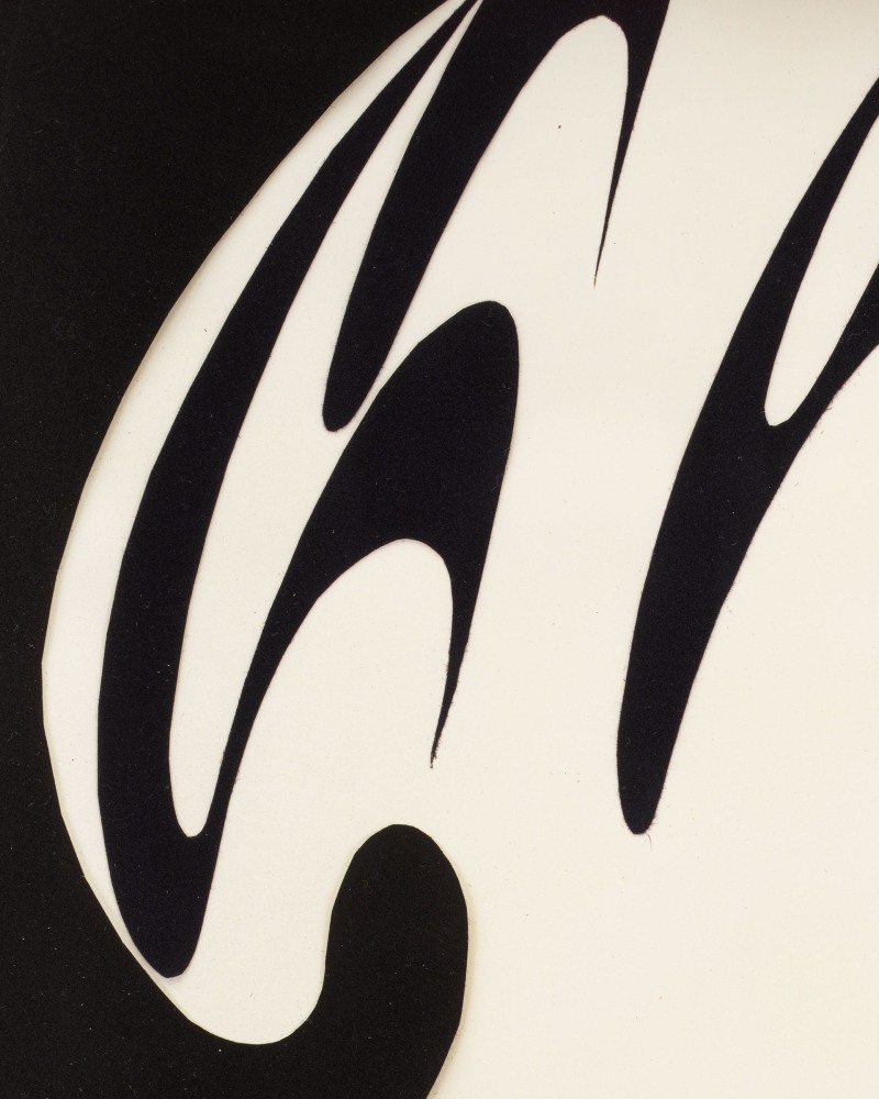 H​abuba Farah Untitled, 1974 Cut-out on paper Framed Dimensions: 14 7/8 x 11 5/8 inches 37.8 x 29.5 cm