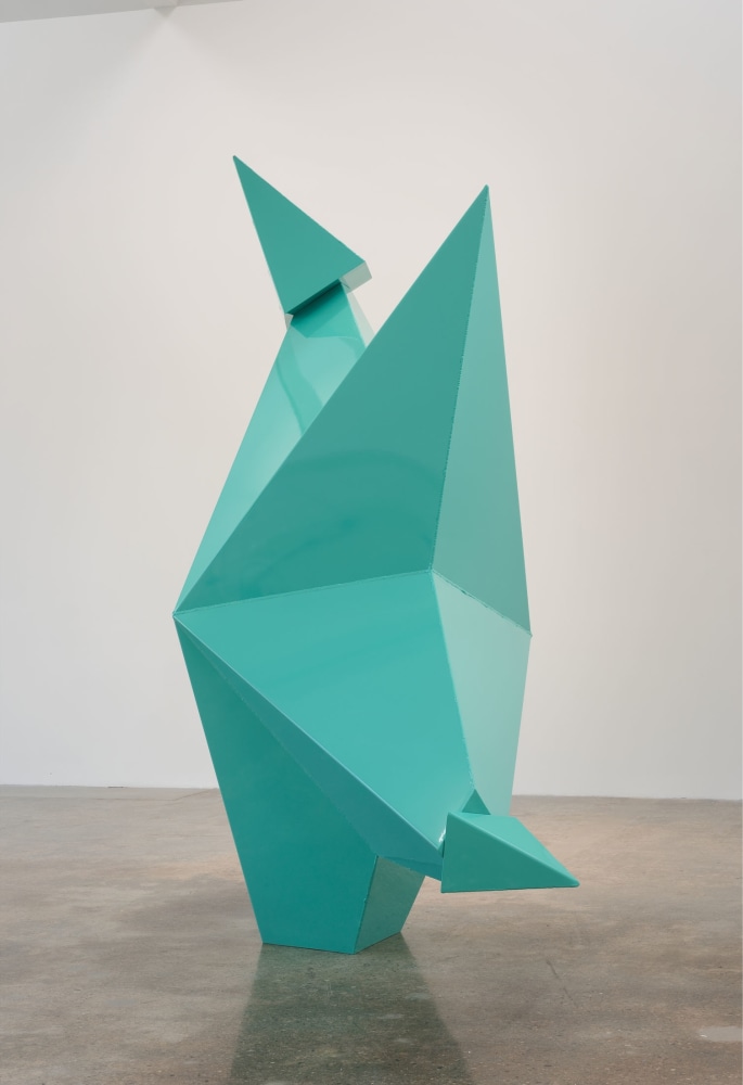 Mark Handforth
TURQUOISE STAR/COSMIC DANCER, 2014
Painted aluminium
111 x 123 x 48 inches
(281.9 x 312.4 x 121.9 cm)
&amp;copy; Mark Handforth; Courtesy of the artist and Luhring Augustine, New York. Photo:&amp;nbsp;Robert Wedemeyer
