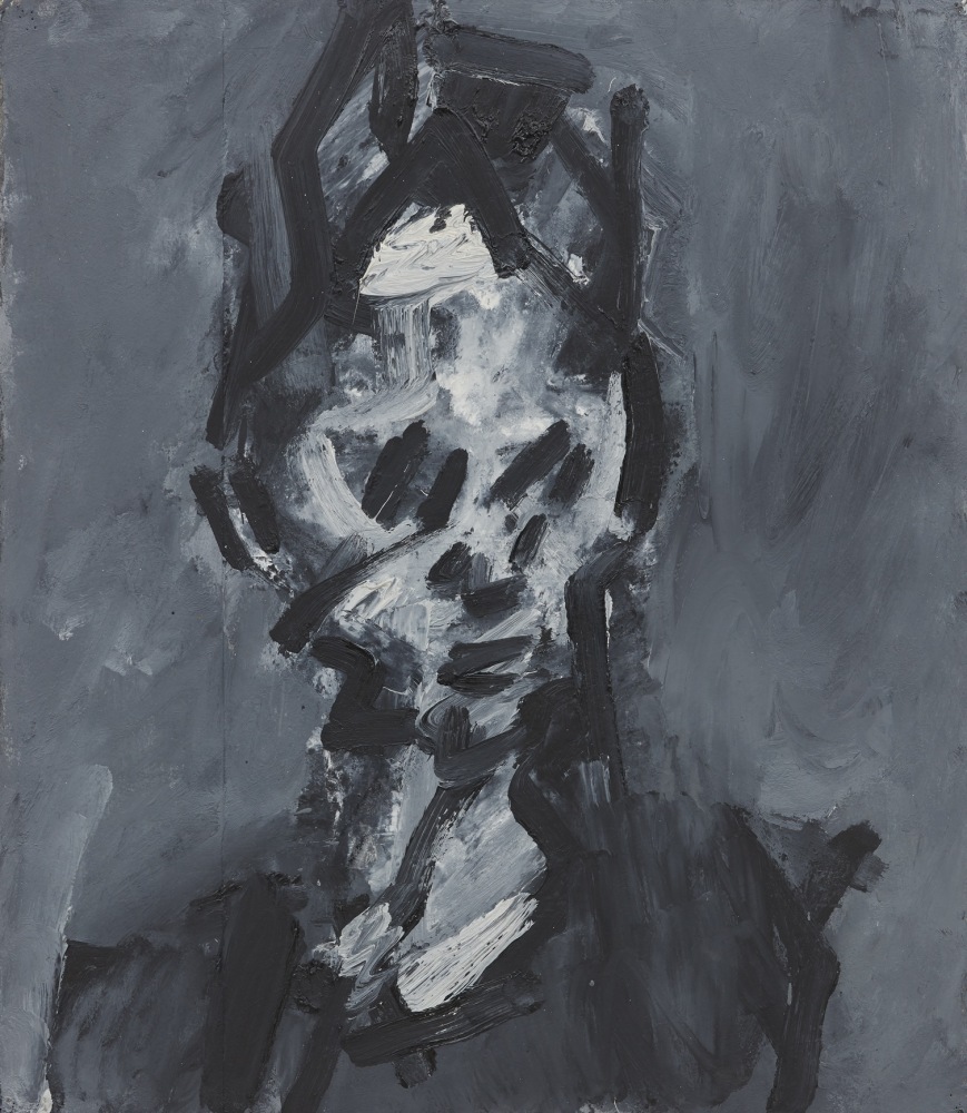 Frank Auerbach
Head of Shane Dunworth, 1986
Oil on paper
30 1/4 x 24 1/4 inches
(76.8 x 61.6 cm)
