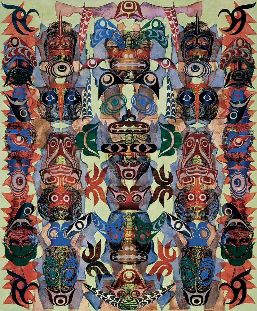 Philip Taaffe
Cape Vitus, 2006-07
Mixed media on linen
117 1/4 x 97 1/8 inches
(298 x 247 cm)