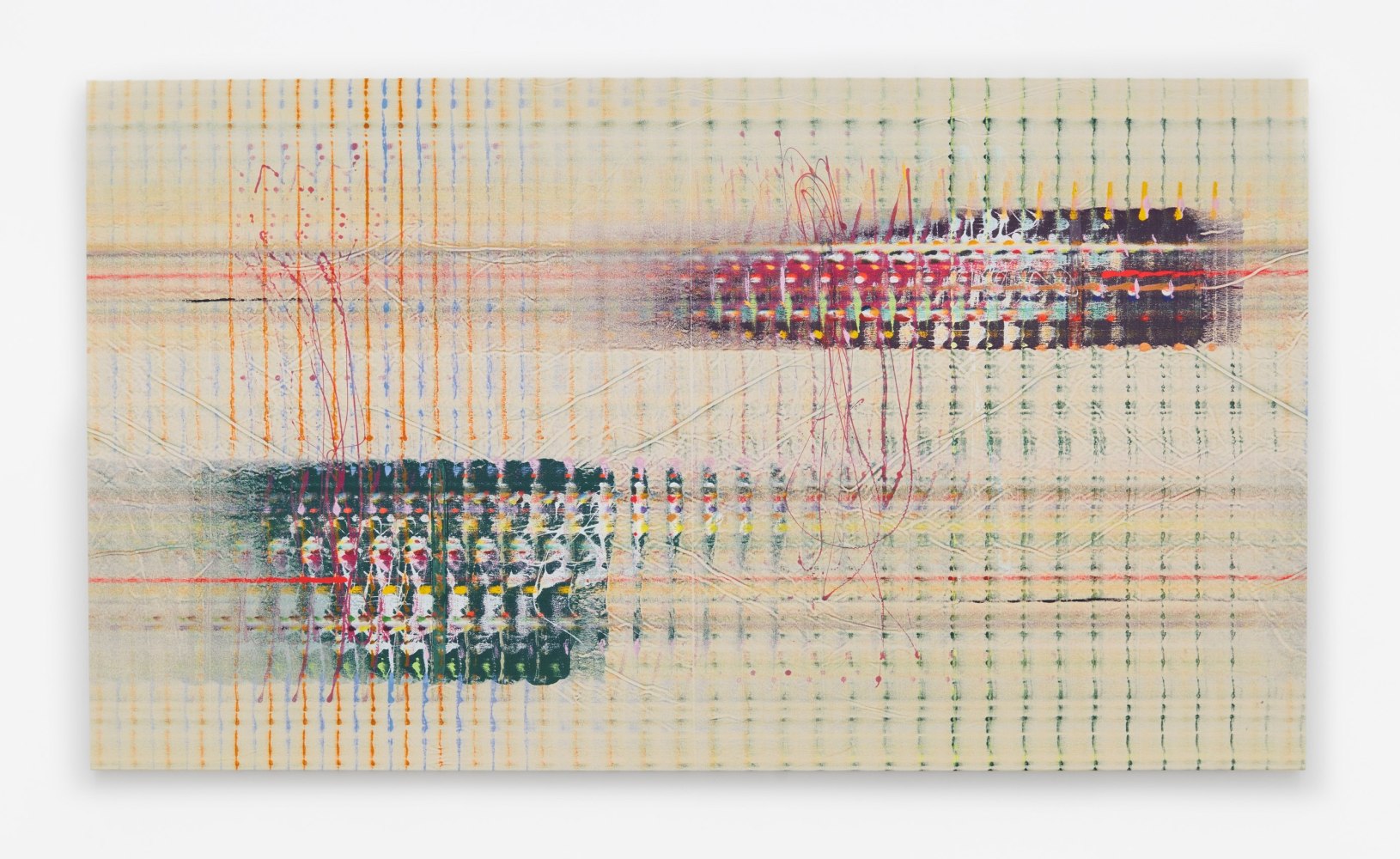 Emily Kraus
Stochastic 14, 2023
Oil on canvas
66 7/8 x 118 1/8 inches
(170 x 300 cm)
Photo: Ollie Hammick