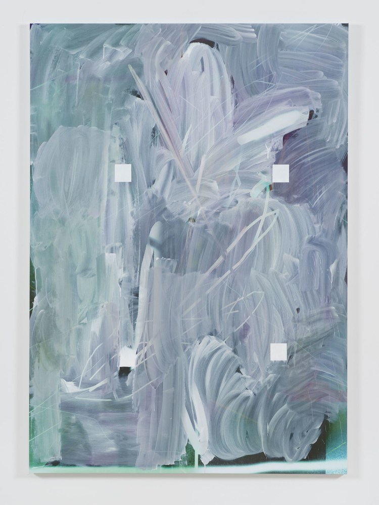 Jeff Elrod
Not a Painting, 2020
Inkjet ink, acrylic, and oil stick on linen
82 1/8 x 58 inches
(208.4 x 147.3 cm)