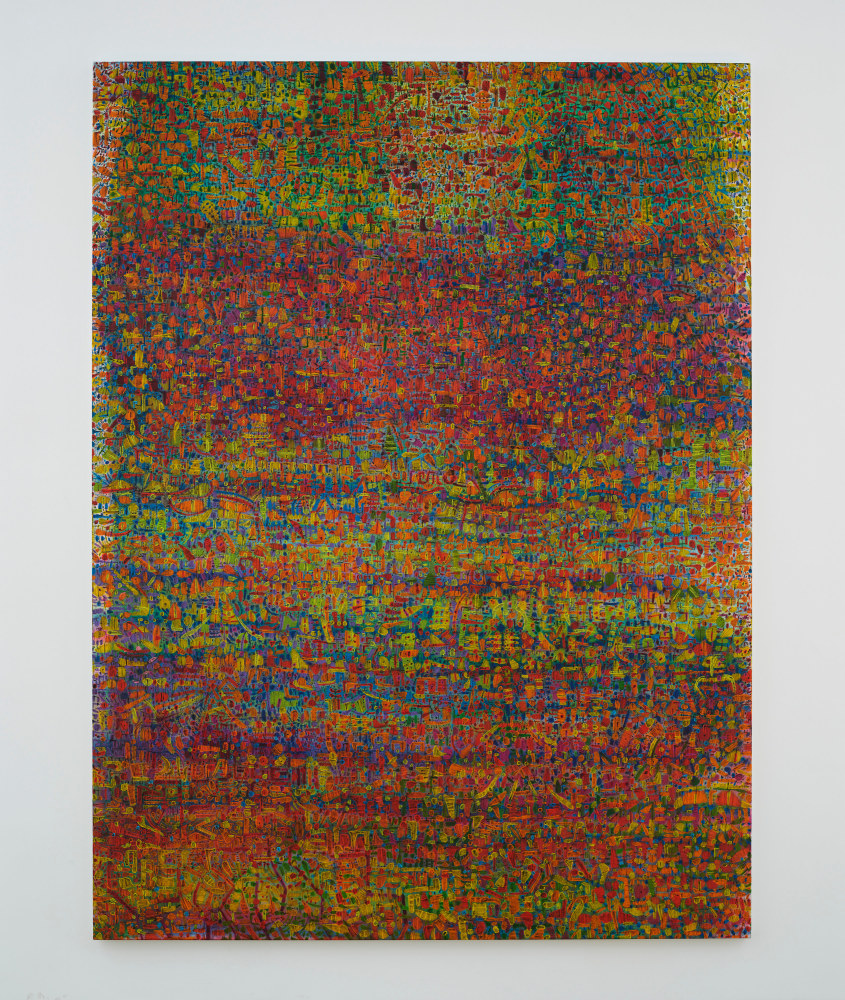 Tomm El-Saieh
Dez&amp;ograve;d, 2023-24
Acrylic on canvas
96 x 72 inches
(243.8 x 182.9 cm)