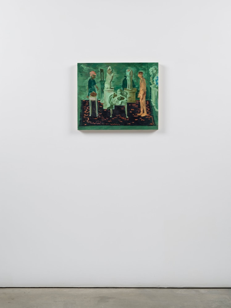 Salman Toor
Art Room, 2020
Oil on panel
20 x 24 inches
(50.8 x 61 cm)