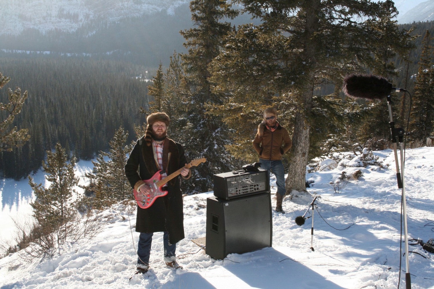 Ragnar Kjartansson
The End &amp;ndash; Rocky Mountains, 2009
Five-channel video
Duration: 30 minutes
Commissioned for the Icelandic Pavilion at the 53rd Venice Biennale, Italy