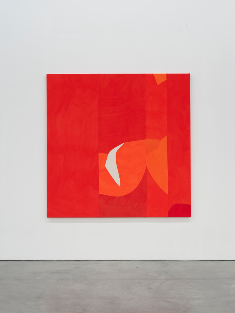 Sarah Crowner
Untitled (Around Orange), 2023
Acrylic on canvas, sewn
72 x 72 inches
(182.9 x 182.9 cm)
Photo: Farzad Owrang