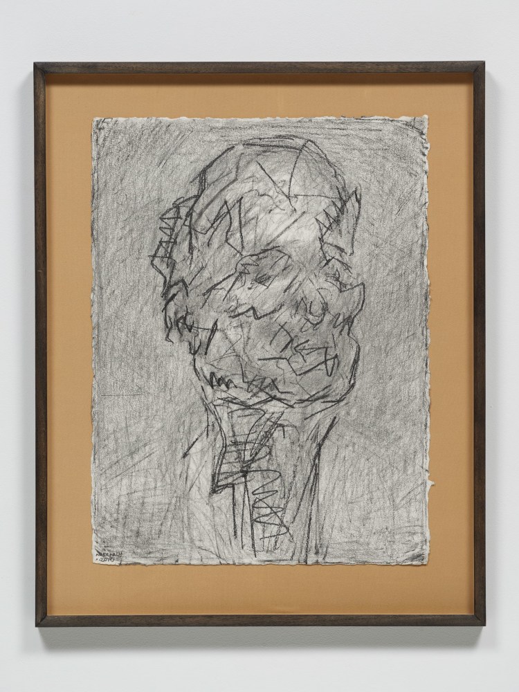 Frank Auerbach
Self-Portrait II, 2010
Graphite on paper
30 1/8 x 22 5/8 inches
(76.5 x 57.5 cm)
Private Collection