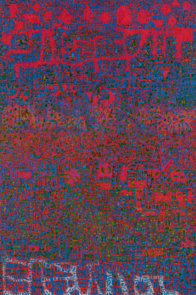 Tomm El-Saieh
Flon, 2020
Acrylic on canvas
72 x 48 inches
(182.9 x 121.9 cm)