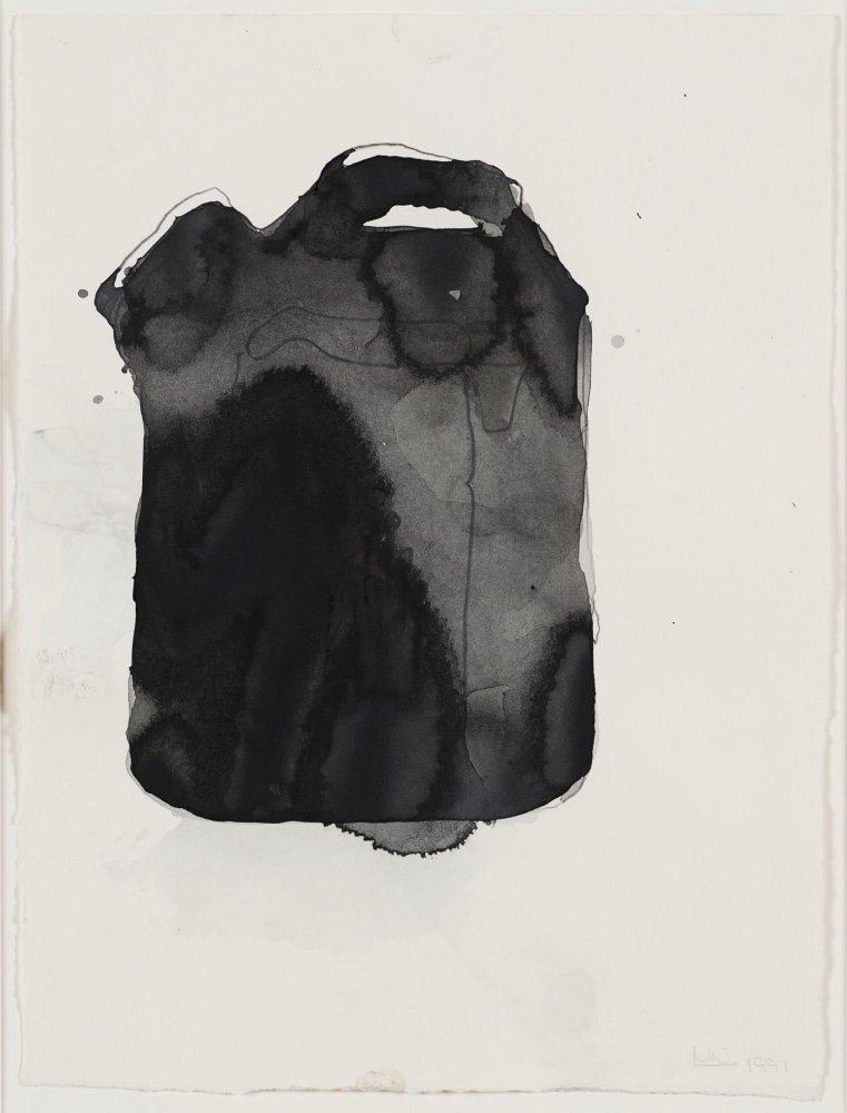 Lucia Nogueira
Untitled, 1991
Watercolor and graphite on paper
Sheet size: 15 3/8 x 11 3/8 inches (39 x 29 cm)
Frame size: 21 5/8 x 17 3/4 inches (54.9 x 45.1 cm)