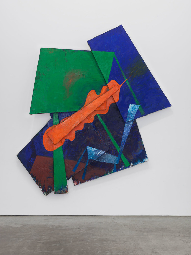 Elizabeth Murray
Like a Leaf, 1983
Oil on canvas (six parts)
98 x 90 x 9 inches
(248.9 x 228.6 x 22.9 cm)

&amp;copy; 2025 The Murray-Holman Family Trust / Artists Rights Society (ARS), New York.&amp;nbsp;