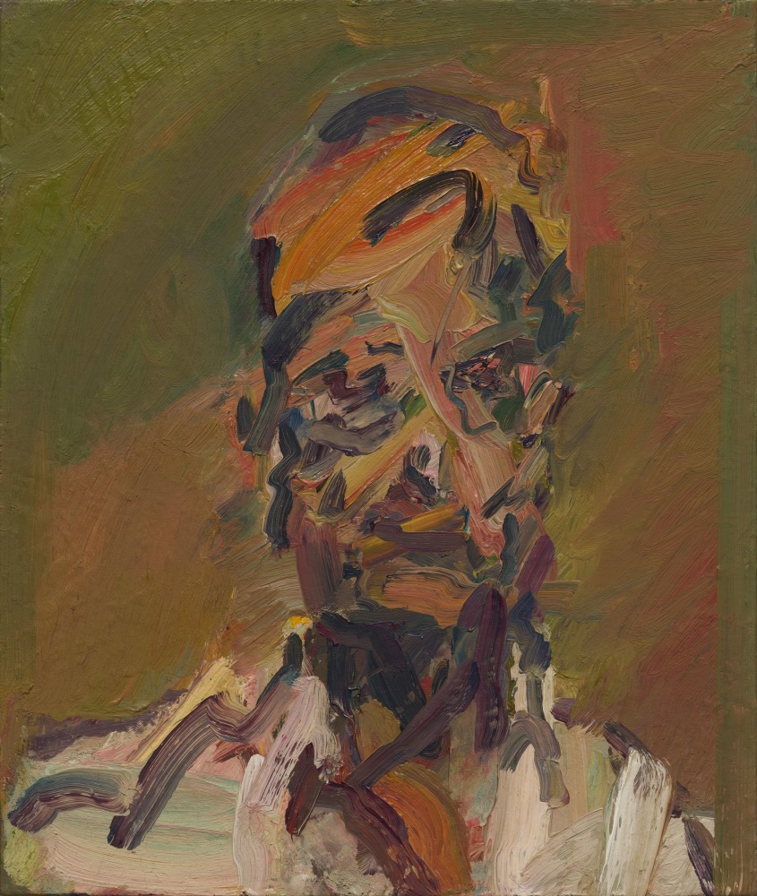 Frank Auerbach
Head of David Landau, 2004-5
Oil on canvas
26 1/8 x 22 inches
(66.3 x 55.9 cm)
Private Collection