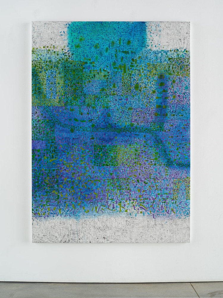 Tomm El-Saieh
Canap&amp;eacute; Vert, 2021
Acrylic on canvas
84 x 60 inches
(213.4 x 152.4 cm)