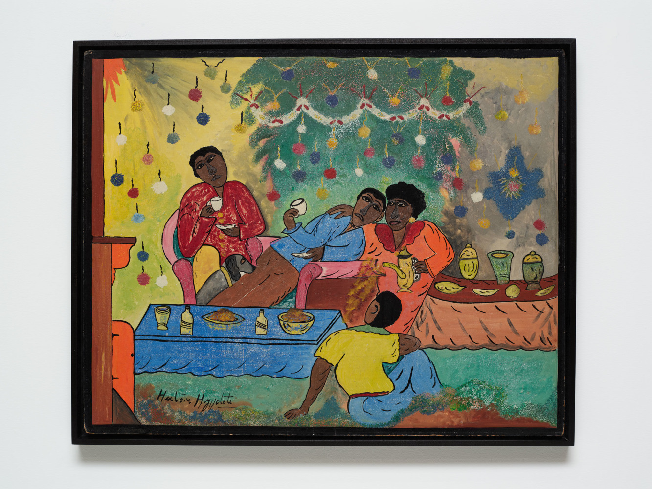 Hector Hyppolite
New Years Celebration, c.1948
Oil on board
25 1/2 x 31 1/2 inches
(64.8 x 80 cm)