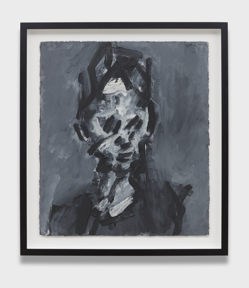 Frank Auerbach
Head of Shane Dunworth, 1986
Oil on paper
30 1/4 x 24 1/4 inches
(76.8 x 61.6 cm)