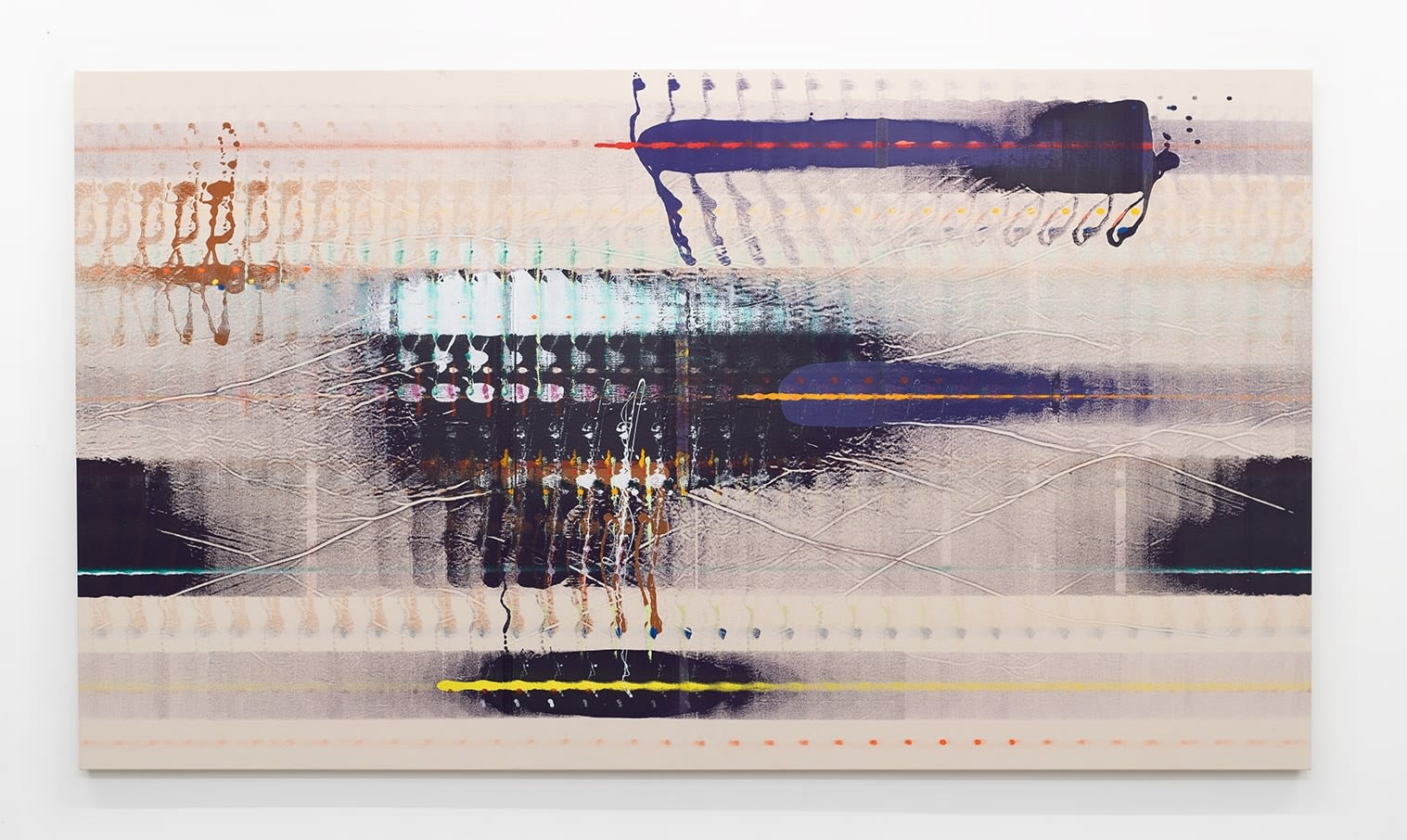 Emily Kraus
Stochastic 20, 2023
Oil on canvas
66 7/8 x 118 1/8 inches
(170 x 300 cm)
Photo: Ollie Hammick