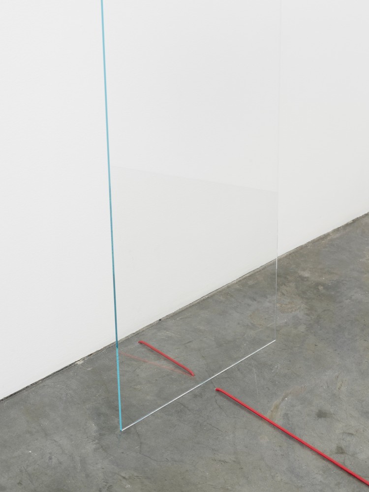 Lucia Nogueira
Needle, 1995 (detail)
Glass, silicon piping
83 7/8 x 20 7/8 x 354 3/8 inches
(213 x 53 x 900 cm)