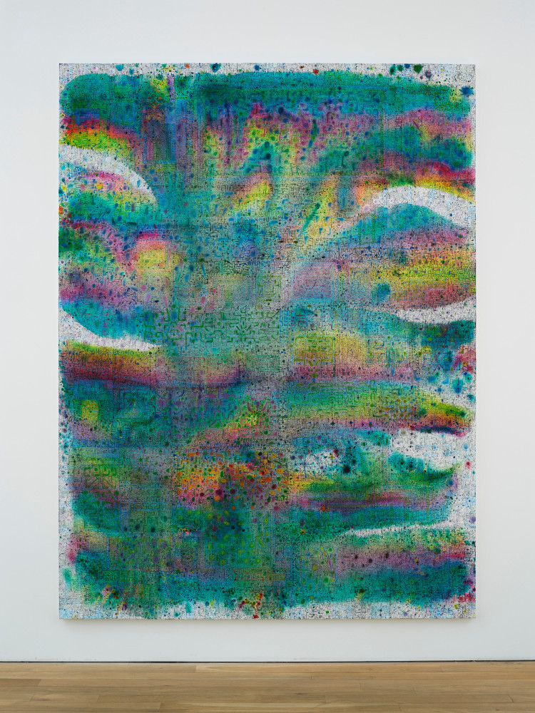 Tomm El-Saieh
Monstera, 2023-24
Acrylic on canvas
96 x 72 inches
(243.8 x 182.9 cm)