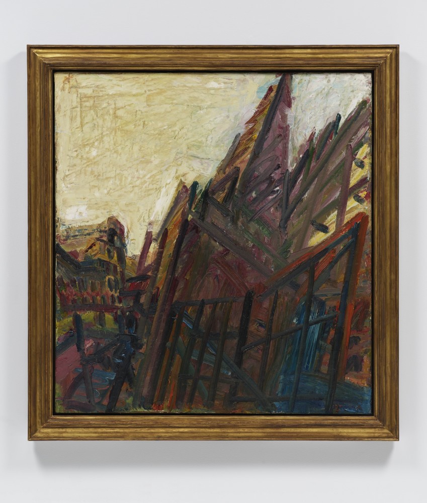Frank Auerbach
Chimney in Mornington Crescent &amp;ndash; Winter Morning, 1991
Oil on canvas
56 3/8 x 52 3/8 inches
(143.2 x 133 cm)

&amp;nbsp;