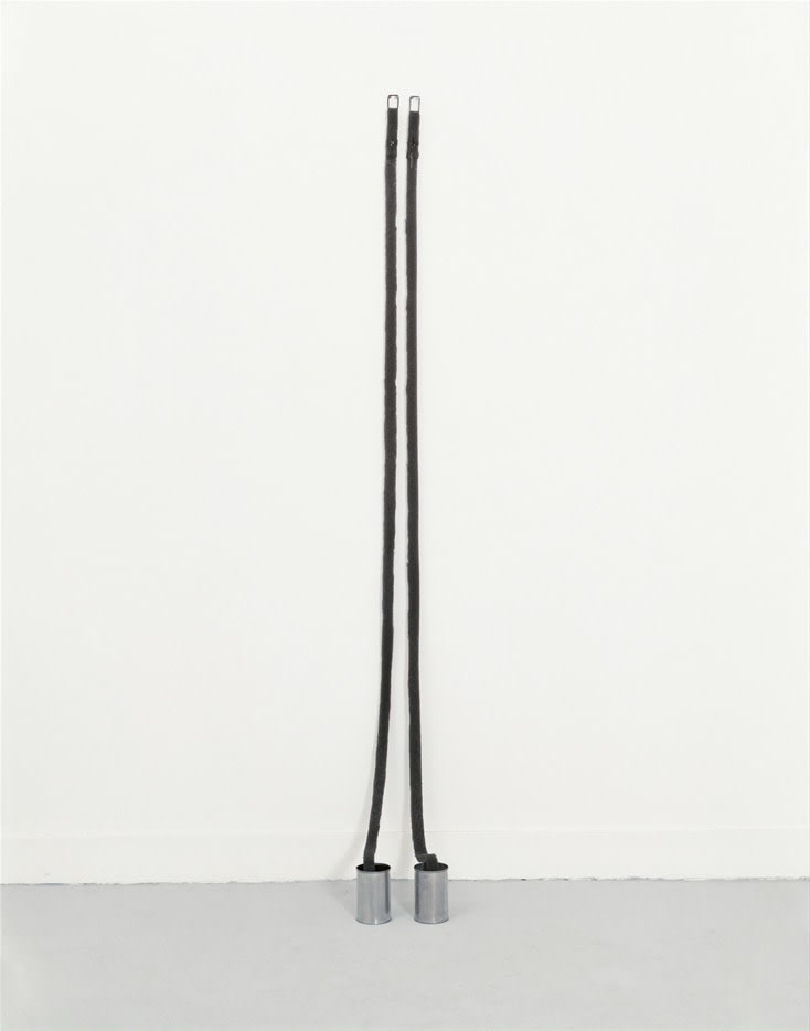Lucia Nogueira
Filter, 1990
Nails, plastic, metal, petrol
63 x 10 x 9 inches
(160 x 25.4 x 22.9 cm)