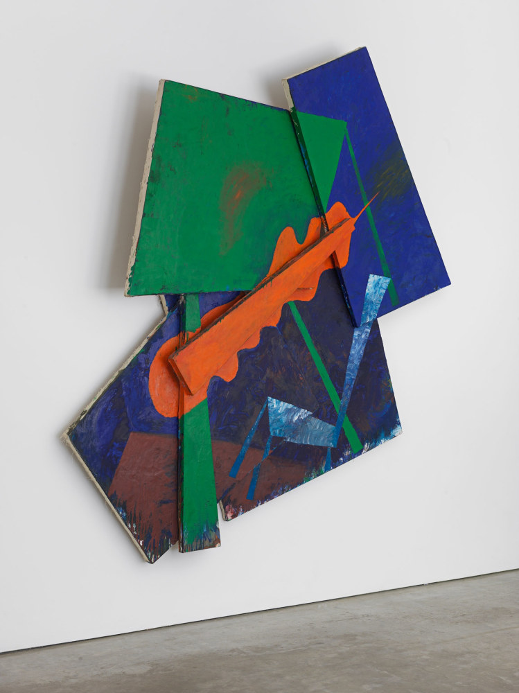 Elizabeth Murray
Like a Leaf, 1983
Oil on canvas (six parts)
98 x 90 x 9 inches
(248.9 x 228.6 x 22.9 cm)

&amp;copy; 2025 The Murray-Holman Family Trust / Artists Rights Society (ARS), New York.&amp;nbsp;