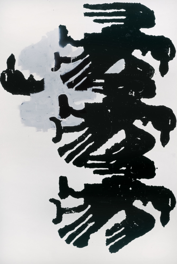 Christopher Wool
Untitled,1990
Enamel and acrylic on aluminum
90 x 60 inches
(228.6 x 152.4 cm)