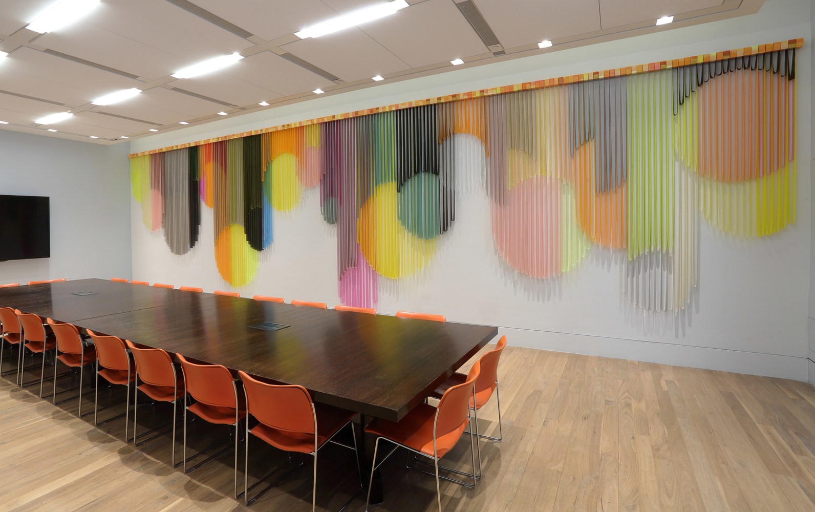 Eva LeWitt
Untitled (Fish House), 2019
Foam, latex and plastic
132 x 2 3/4 x 444 inches
(335.3 x 7 x 1127.8 cm)