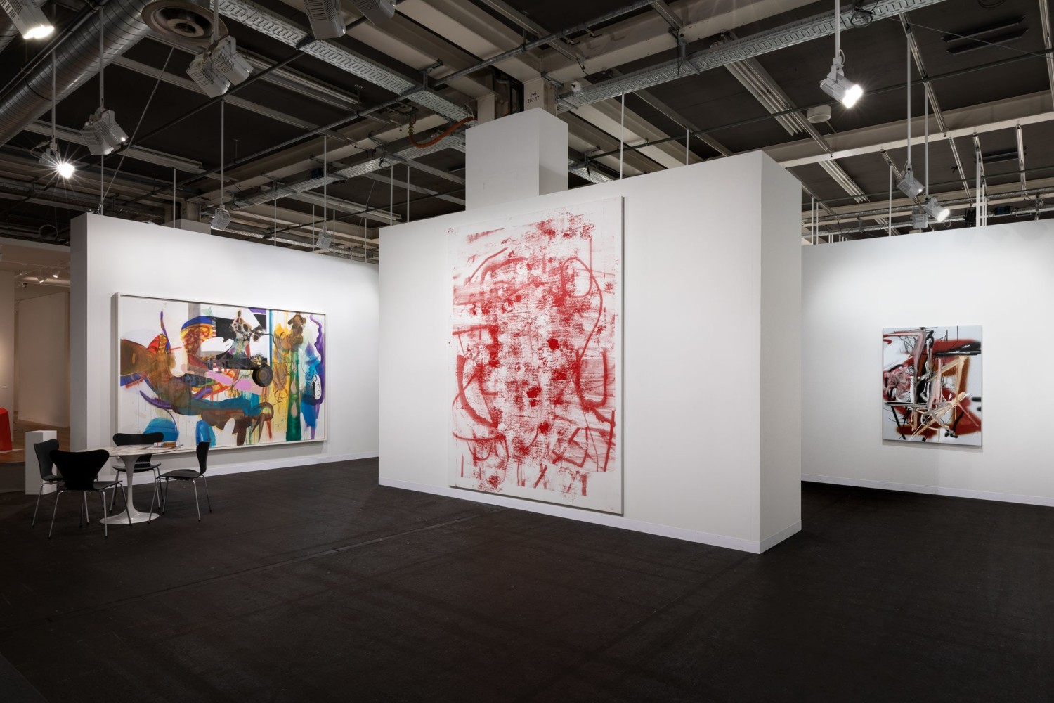 Luhring Augustine

Art Basel, Booth A3

Installation view

2019

Pictured from left: Albert Oehlen, Christopher Wool, Jeff Elrod