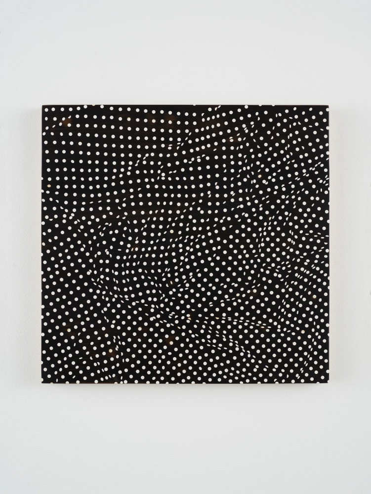 Ryan Mrozowski
Untitled (Dot), 2024
Inlaid plywood
30 x 31 inches
(76.2 x 78.7 cm)
&amp;copy; Ryan Mrozowski; Courtesy of the artist, Luhring Augustine, New York and i8 Gallery, Reykjavik. Photo: Farzad Owrang.