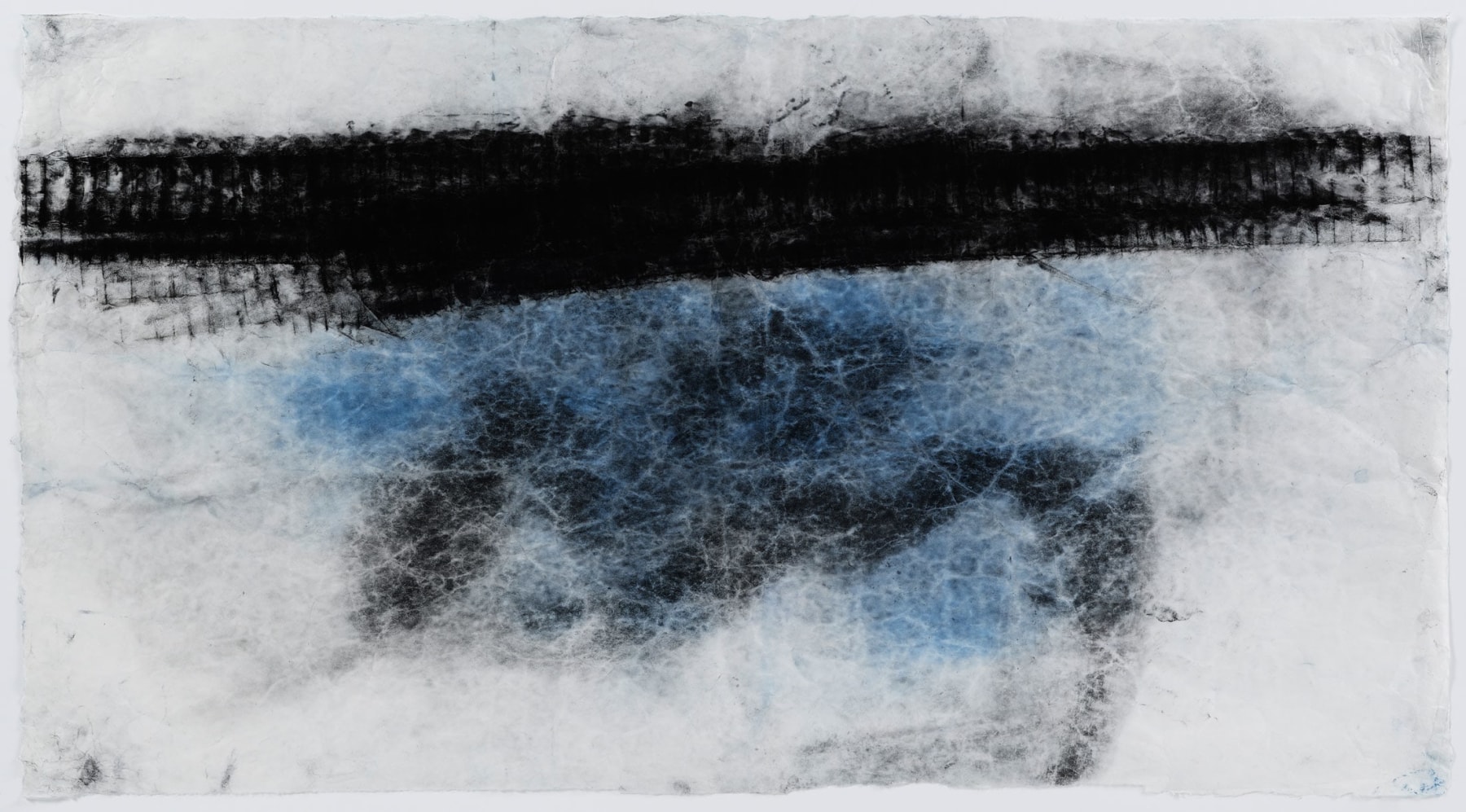 Jason Moran
These Storms are Ancestral 3, 2020
Pigment on Gampi paper
42 1/2 x 78 1/4 inches
(108 x 198.8 cm)
