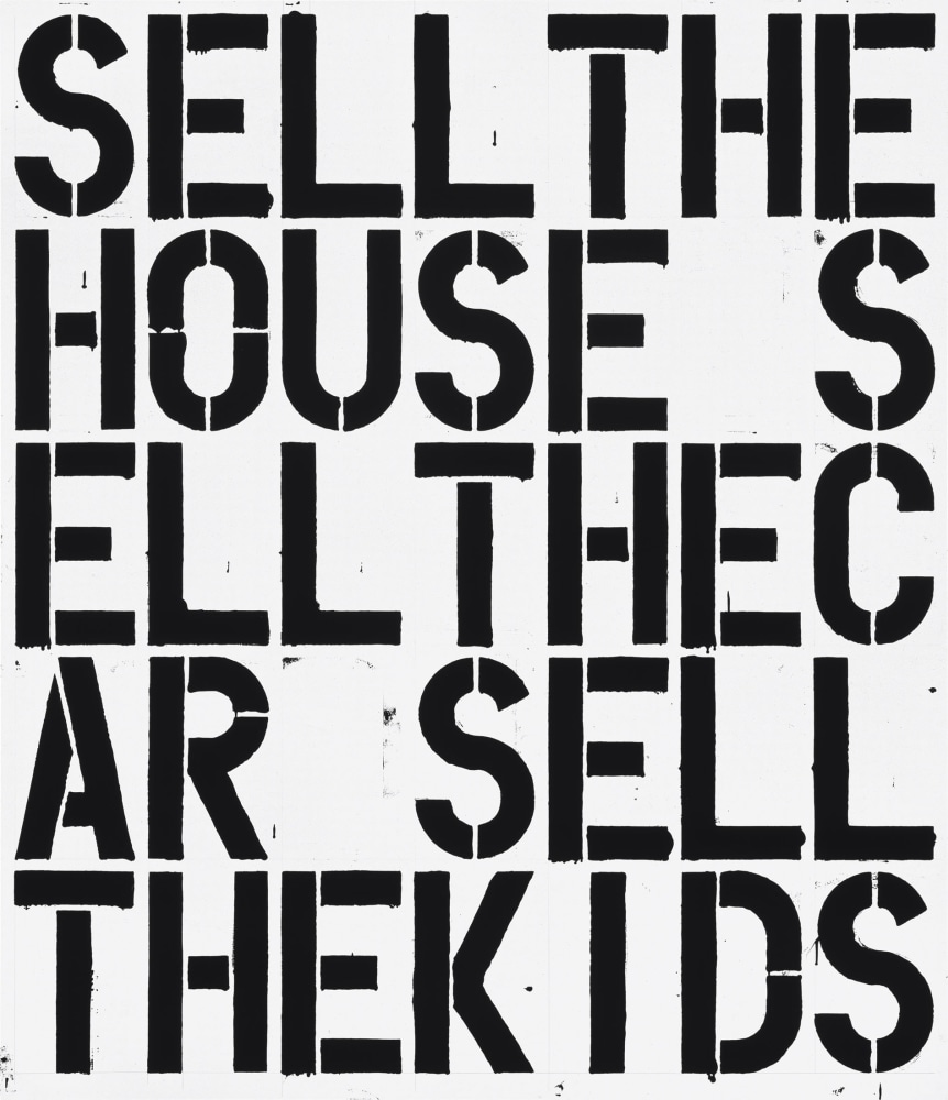 Christopher Wool
Apocalypse Now, 1988
Enamel&amp;nbsp;and flashe on aluminum and steel
84 x&amp;nbsp;72 inches
(213.4 x&amp;nbsp;182.9 cm)