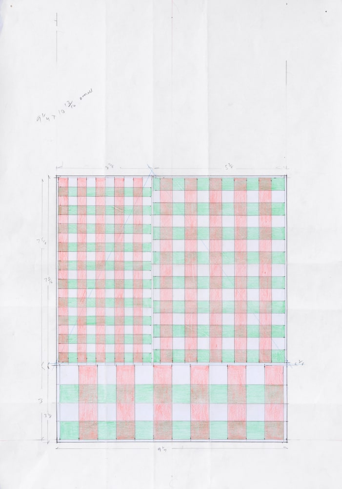 Richard Rezac
Pattern Study for Chigi, Pamphili, 2019
Colored pencil and graphite on paper
19 7/8 x 14 inches
(50.5 x 35.6 cm)