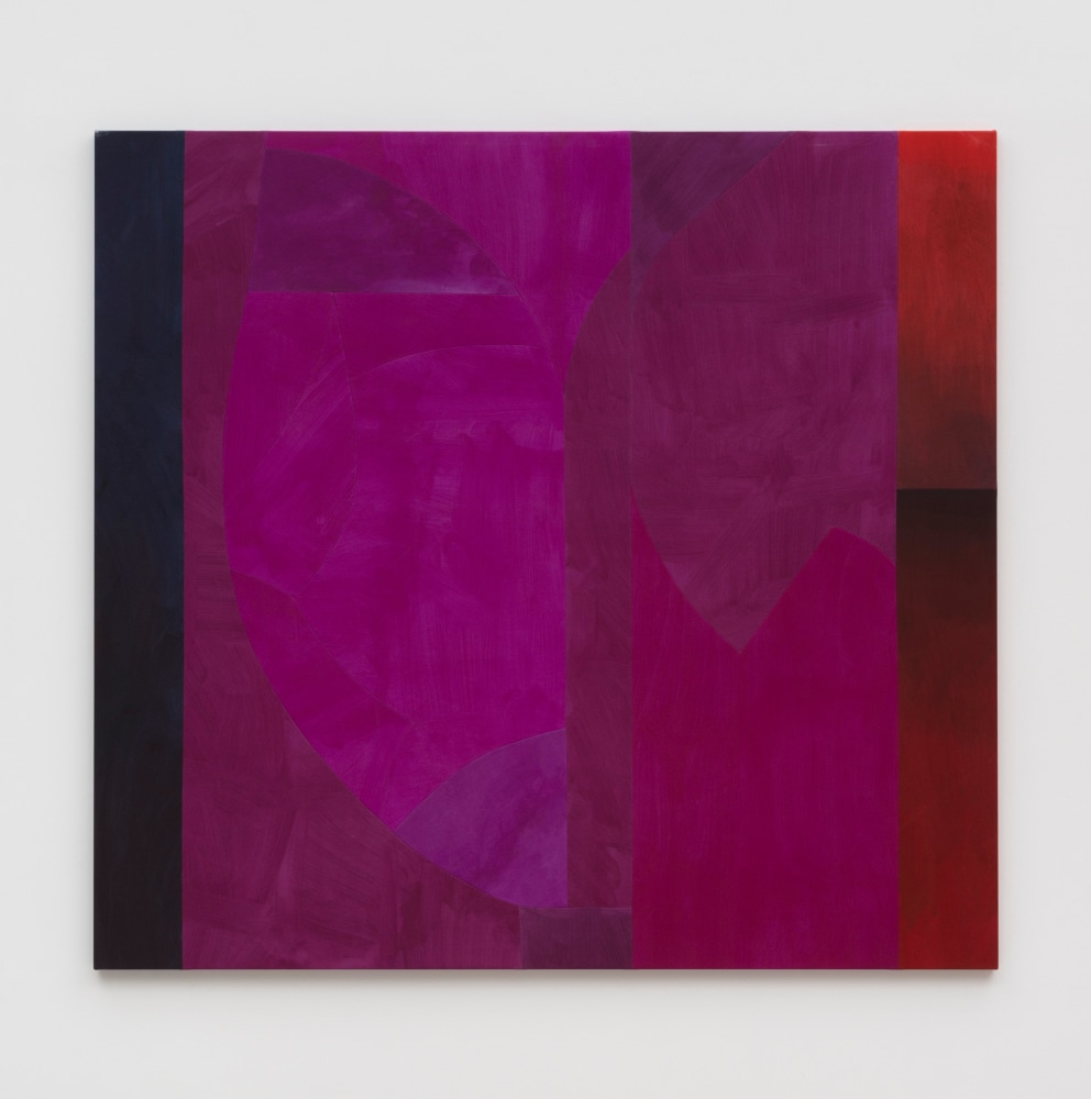 Sarah Crowner
Varying Violets and Magentas, 2024
Acrylic on canvas, sewn
79 x 84 inches
(200.7 x 213.4 cm)