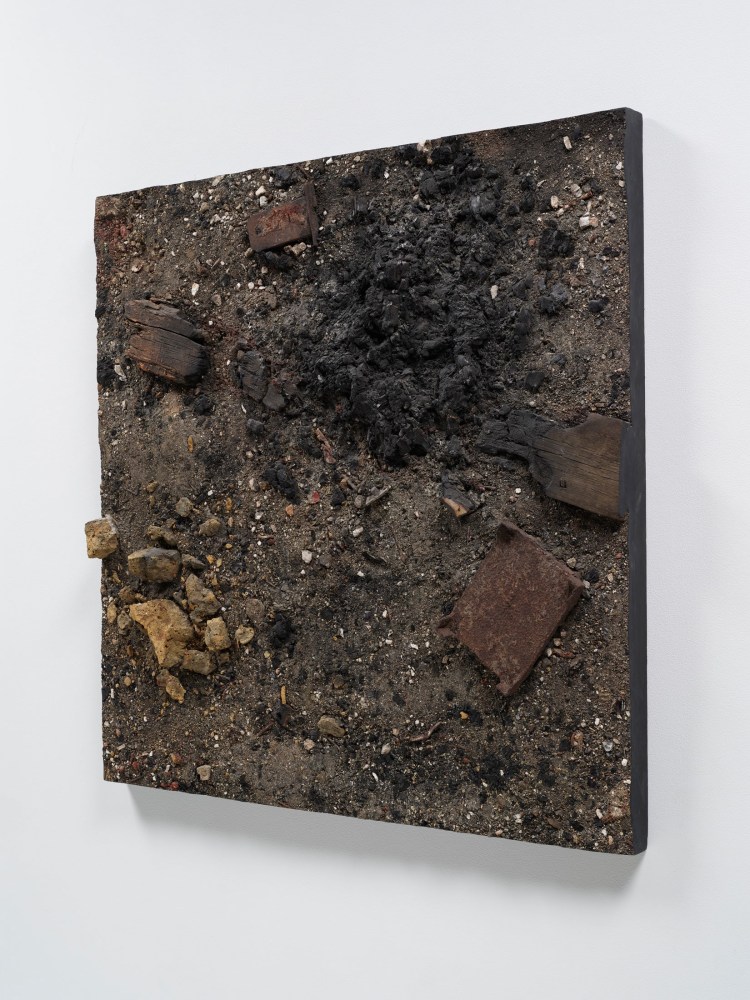 Boyle Family
Demolition Fire Study with Lock and Trivet, 1989
Mixed media, resin, fiberglass
48 1/8 x 48 1/8 inches
(122 x 122 cm)