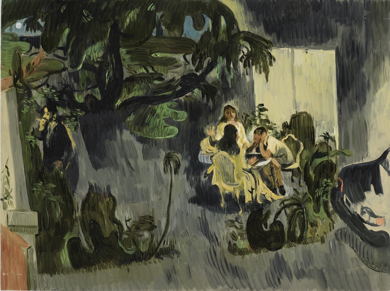 Salman Toor
Twilight Story, 2023
Oil on panel
12 x 16 inches
(30.5 x 40.6 cm)