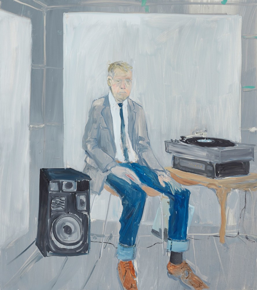 Ragnar Kjartansson
Bjarni B&amp;ouml;mmer Listens to Take It Easy by the Eagles, 2014
Oil on canvas
70 4/5 x 63 inches
(180 x 160 cm)